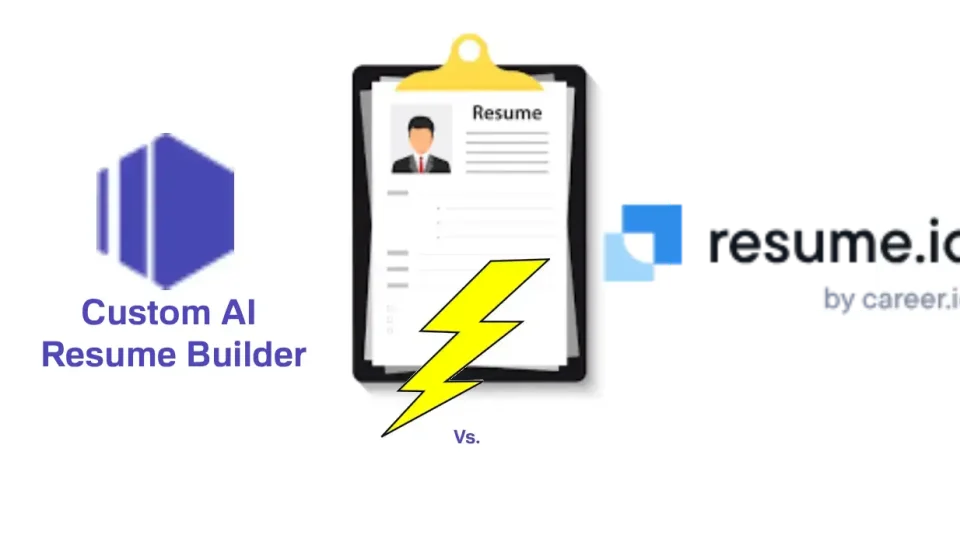 Custom AI Resume Builder vs Resume.io